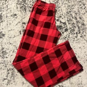 Red Fleece Pajama Pants